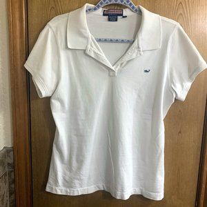 Vineyard Vines white polo shirt, Susie fit, large